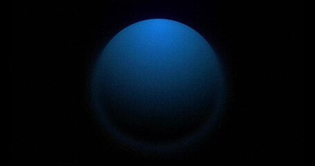 Wall Mural - looping animated background, abstract gradient blue shape with noise effect