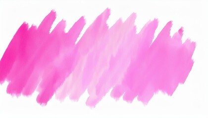 Wall Mural - vibrant pink watercolor gradient splash with soft feathered edges and white background ideal for minimal banner design or abstract editorial wallpaper backdrop with copy space