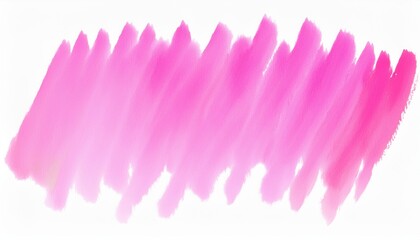 Wall Mural - vibrant pink watercolor gradient splash with soft feathered edges and white background ideal for minimal banner design or abstract editorial wallpaper backdrop with copy space