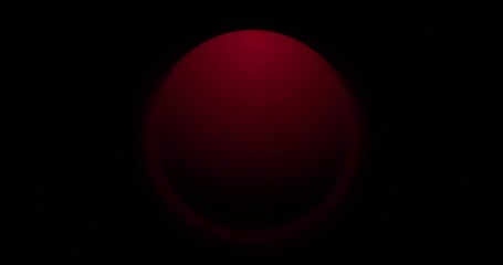 Wall Mural - looping animated background, abstract gradient red shape with noise effect