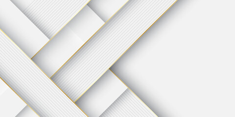 Wall Mural - Abstract golden striped background pattern with textured paper design eps10