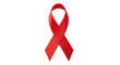 © Ines - Isolated Red Ribbon awareness for AIDS prevention and other diseases, healthcare concept