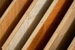 © lial88 - Different types of hardwood flooring samples arranged in a line