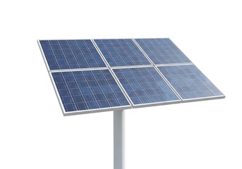 Solar panel isolated on white background