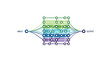 © kopi - Abstract Neural Network Diagram with Input and Output Nodes.