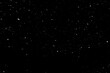 © djjeep_design - Falling Snow down On The Black Background. Blurry flecks snow overlay. White spots on black background. Abstract speckles overlay. Snowfall on black background - design element. For photo edit