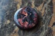 © Popelniushka - Spooky Halloween Bat Button with Whimsical Flying Creature for Festive Celebrations