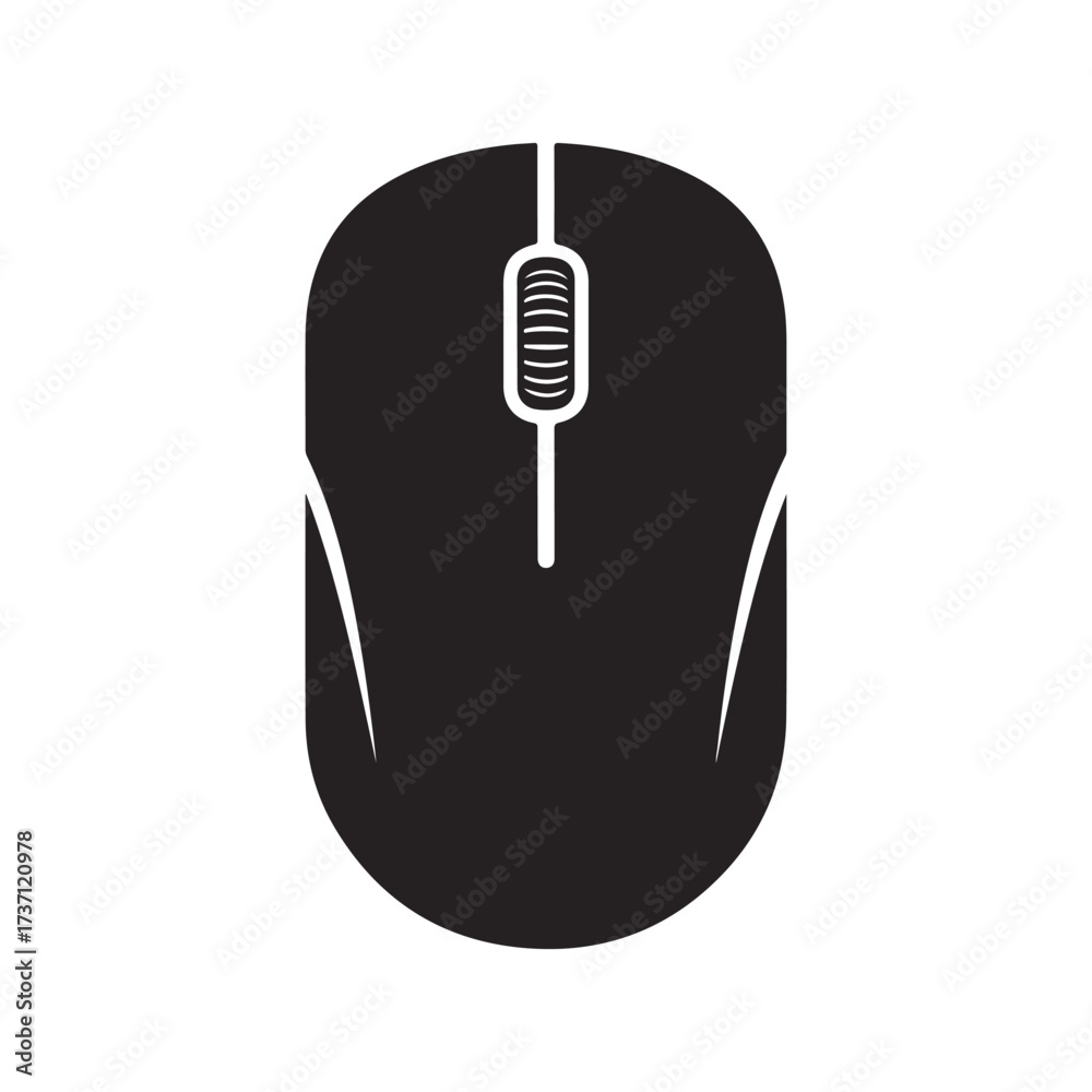 Vector art of computer mouse, an essential input device for computers ...