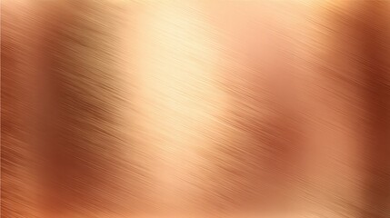 Wall Mural - Warm Polished Copper and Brass Metal Sheet Background Texture