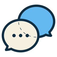 chatting communication icon