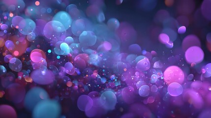 Wall Mural - Soft Glowing Abstract Background in Out of Focus with Vibrant Colors