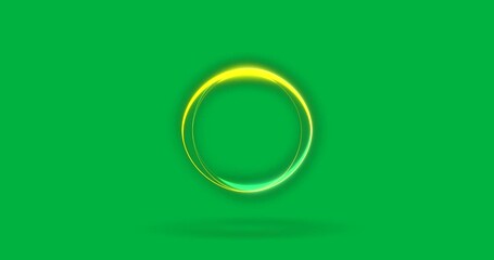 Wall Mural - Animation of loading icon on transparent background