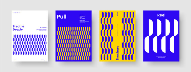 Wall Mural - Modern Flyer Layout. Creative Background Template. Abstract Poster Design. Banner. Brochure. Report. Book Cover. Business Presentation. Journal. Portfolio. Newsletter. Brand Identity. Handbill
