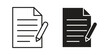 © Krupal - Wills and trusts icon art in black and white