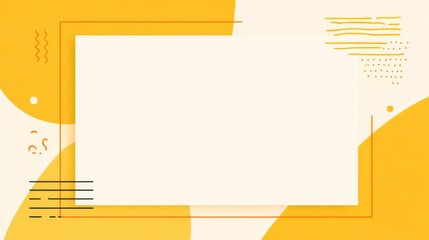 Abstract Border Design: A contemporary abstract design, a fusion of minimalist and geometric elements, perfect for digital display and design applications.