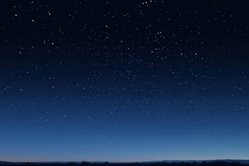 Wall Mural - Starry Night Sky Pixelated Panorama