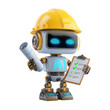 © Аrtranq - AI Robot with Hard Hat on Transparent Background