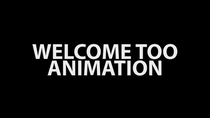 Text animation for purposes in everyday life