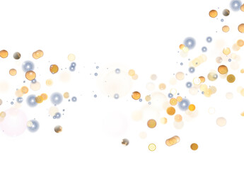 Wall Mural - The dust sparks and golden stars shine with special light. Vector sparkles on a transparent background. . Stock royalty free vector illustration. PNG