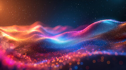 Wall Mural - Abstract technology vector background for data science and communication