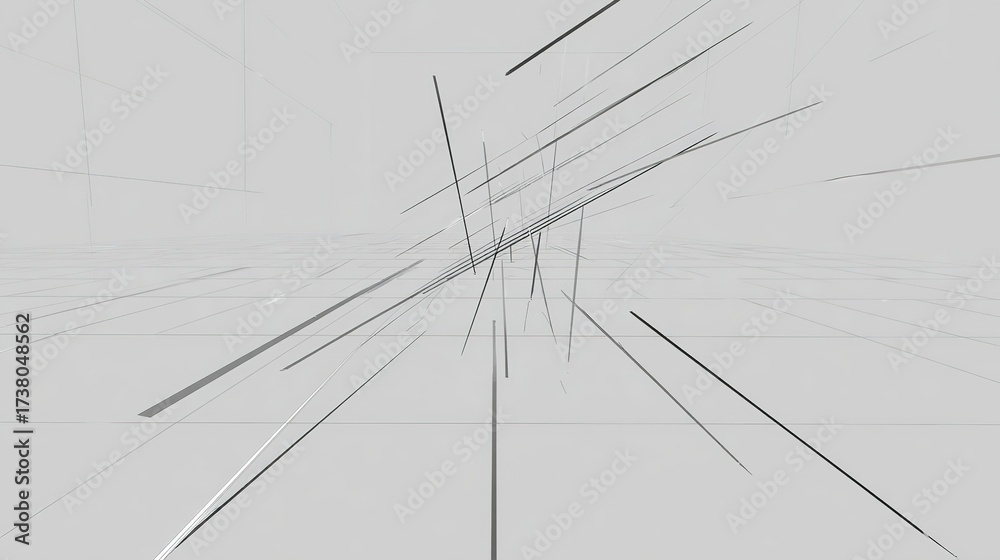 Intersecting Line Drawing node. A diagram of intersecting lines and geometric shapes on a grid ...