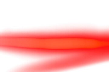 Wall Mural - Red glowing blur light leak effect on transparent background. Abstract soft gradient with luminous streaks and smooth glow for overlays and highlights