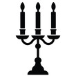 © Tanusree - candelabra vector icon on white background
