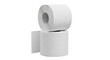 © Sophia - Isolated stack of toilet paper rolls for bathroom hygiene, a household essential