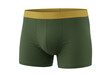 © Daniel - Men s green boxer briefs isolated on white, comfortable underwear for everyday wear and active lifestyle PNG