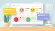 © Ahsan - Gain valuable customer feedback with emotion tracking dashboard for insightful business analytics and improve satisfaction with insights from modern UI for user experiences