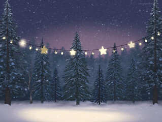 Wall Mural - christmas tree