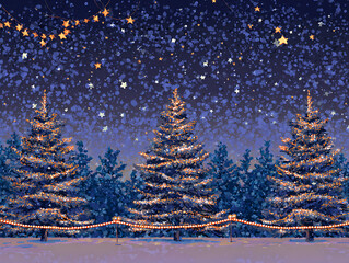 Wall Mural - christmas tree