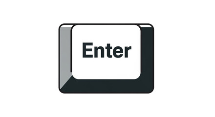 A close-up illustration of a computer keyboard's 