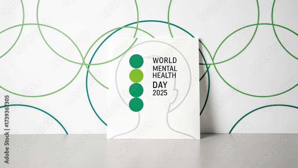World Mental Health Day 2025 World Mental Health Day 2025 poster with a ...