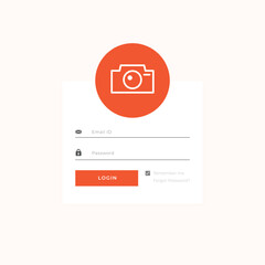 modern signup page screen template for internet access