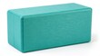 © Farah - Teal rectangular yoga block for fitness and exercise