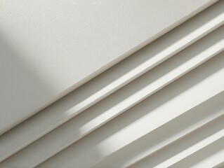  A white wall with a window blinds