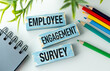 © Pawel - Three wooden blocks with the words employee engagement survey written on them