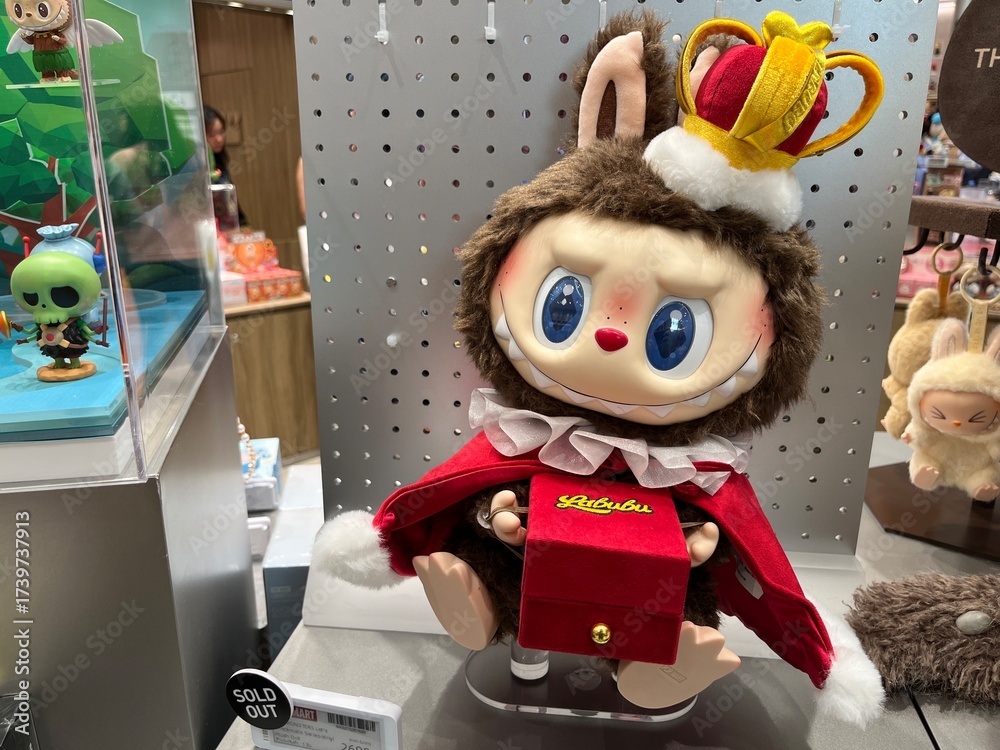 Collectable Labubu art toys Labubu key chain collection from Pop Mart blind box ...
