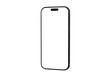 © vegefox.com - High-quality image of a modern smartphone with a blank screen, perfect for app presentations or website mockups. Isolated on white background.