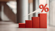 © Antoine - Croissance significative des pourcentages dans un bureau moderne et lumineux