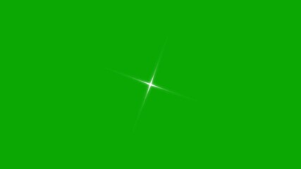 Wall Mural - Twinkle Sparkling stars Shine animation on green screen, White shining star light, Vector, doodles style stars blinking effects, twinkling star, Glowing stars sparkle on transparent background. 4K