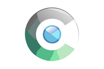 vector illustration of a magnifying glass