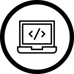 Wall Mural - Programming Vector Icon Design