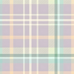 Wall Mural - Pastel Plaid Pattern