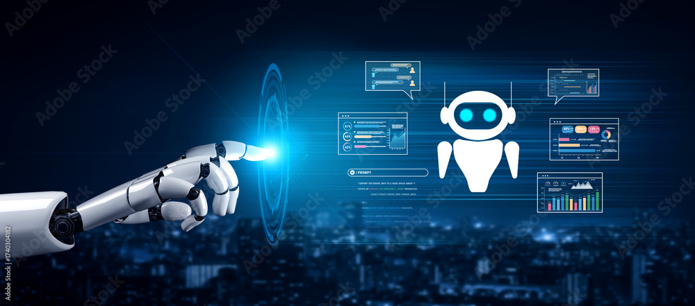 A generative AI assistant and smart robot for data analysis and coding ...
