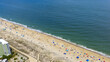 © Marcus Jones - Aerial shot of people relaxing on the beach in Ocean City Maryland USA