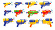 © A - Colorful Collection of Water Guns for Summer Fun.