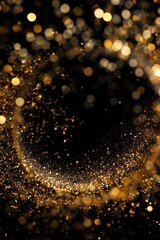 Canvas Print - Confetti frame sparkle light glitter backgrounds astronomy.