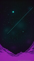 Wall Mural - Galaxy astronomy nature purple.